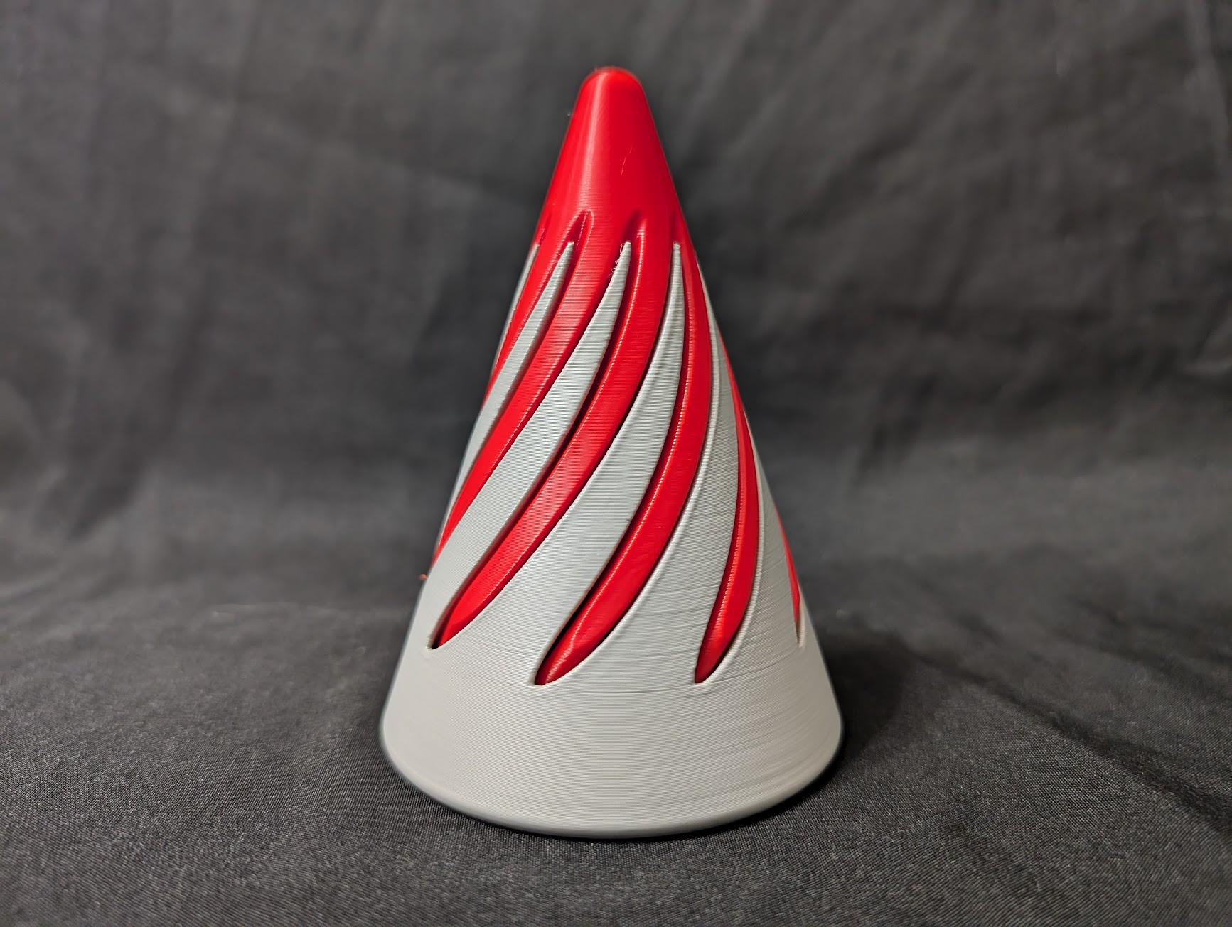 Spiral Cone Fidget Toy: Embrace Relaxation with This 3D Printed Desk Essentia