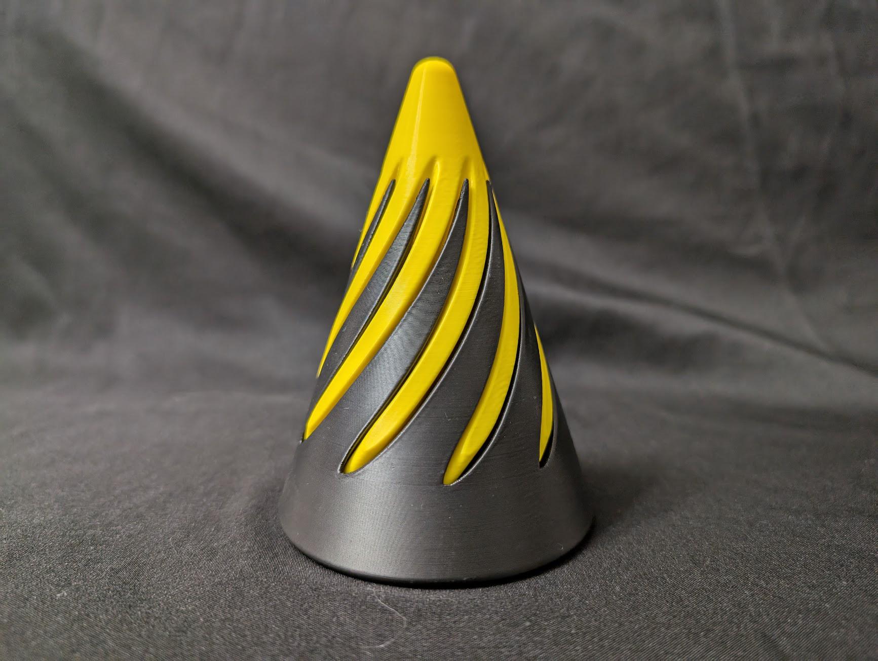 Spiral Cone Fidget Toy: Embrace Relaxation with This 3D Printed Desk Essentia