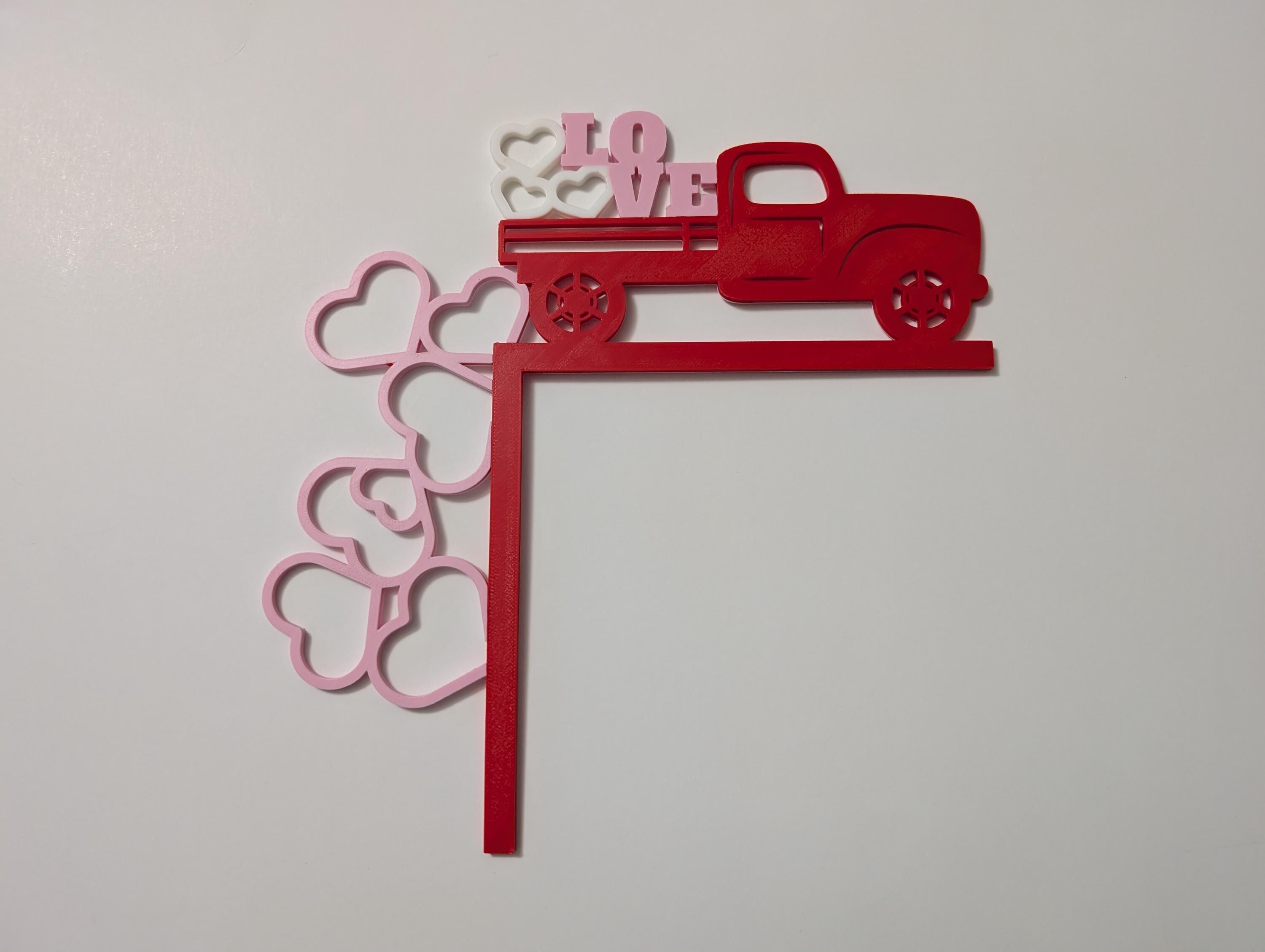 Truck Load of Love Door Decor - Valentine's Day Decorative Piece